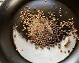 A picture of step 1 of Chana Gosht Awadhi style.