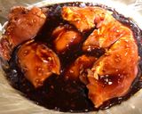 A picture of step 4 of Crock Pot Spicy Honey Chicken.