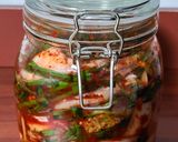A picture of step 8 of Small Batch Kimchi.