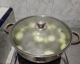 Foto langkah ke 4 dari resep Bobor Bayam Oyong Santan 🥬🥥.