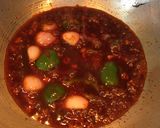 A picture of step 7 of Dry Soya Chilli.