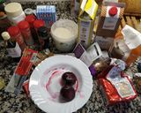 Foto del paso 1 de la receta: Tarta sin gluten de remolacha, nata y merengue