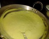 A picture of step 3 of Spinach Khandvi.
