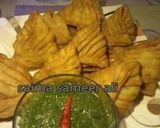 A picture of step 5 of Strips samosay.