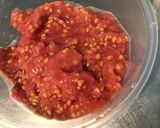 Une image de l'étape 1 de Sauce salade à la papaye,miel, citron et vinaigre balsamique.