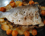 Foto del paso 7 de la receta: Dorada al horno rellena de champiñones