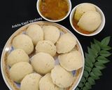 A picture of step 2 of Suji (Idli).