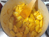 Sopa de patatas y pescado {con un toque marroquí}