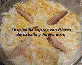 Foto del paso 12 de la receta: Ensaladilla exprés con filetes de caballa y huevo duro
