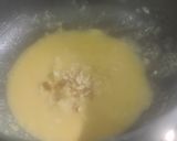 A picture of step 3 of Besan Sheera.