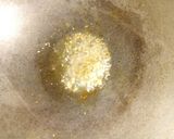 A picture of step 2 of Salted paneer in a dip.