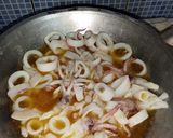 Foto langkah ke 4 dari resep Cumi Saus Padang.
