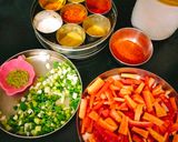A picture of step 1 of Carrot pickle or gajar ki achaar.
