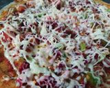 A picture of step 6 of Pizza Dosa.