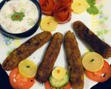 A picture of step 6 of Reshmi kababs.