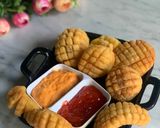 Foto langkah ke 6 dari resep Kentang Goreng Mekar.
