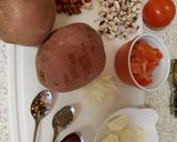 A picture of step 1 of My Chorizo, Tomato & Stuffed Potato 😁.