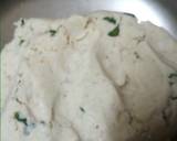 Vrat waale Aloo and Samak rice roti with dhania curd recipe step 5 photo