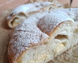 Foto del paso 17 de la receta: Ensaimada v4 (con masa madre) y rellena de crema pastelera