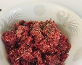 A picture of step 1 of Stuffed Yuca with Ground Beef (Papa Rellena de Yuca).