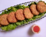 A picture of step 9 of Chicken Noodles Kabab.
