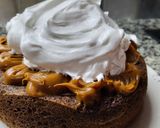 Foto del paso 5 de la receta: Mini torta brownie sin gluten con merengue italiano(18 cm)