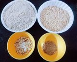 A picture of step 3 of Healthy tasty Til gud peanut dry fruits Burfi.