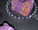 Foto langkah ke 6 dari resep Nagasari Ubi Ungu Nangka.