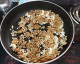 A picture of step 1 of Dates and Nuts Sticks.