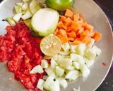 A picture of step 1 of ARABIC SALAD 😋.