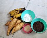 Foto langkah ke 1 dari resep "pisang meisis gulung ubi".