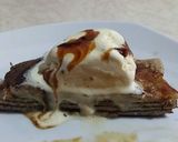 Foto del paso 3 de la receta Tortitas de plátano con helado de vainilla