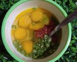 Foto langkah ke 2 dari resep Telur Buncis Kreasi with Sambel (3in1) (?).