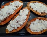 Csirkemellel töltött édesburgonya recept fázis 4 fotója