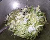 A picture of step 1 of Fruity cabbage salad.