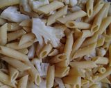 Une image de l'étape 4 de Gratin de pâte et chou fleur.