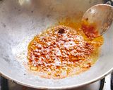A picture of step 2 of Rich Tomato Paneer 😋😋😋.
