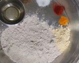 A picture of step 5 of Masala Puri and Bhaji.