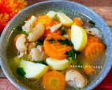 Foto langkah ke 5 dari resep Sup Kulit Ayam Tofu.