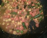 A picture of step 3 of Masala Pasta (Indian style pasta).