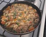 Foto del paso 3 de la receta: Tortilla de avena con mezcla de colores!!!