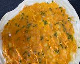 A picture of step 3 of Aloo Bhakarwadi.