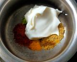 A picture of step 1 of Tandoori Mayonnaise Paneer Tikka.