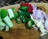 Gambar langkah 1 resipi Kerisi Masak Taucu.