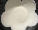 A picture of step 5 of Appam with coconut milk.