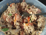 Botok tempe dn cumi asin