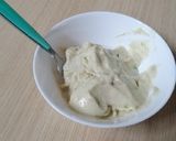 Foto del paso 3 de la receta: Helado natural dietético de manzana, plátano y yogur desnatado 🍏🍌🍐