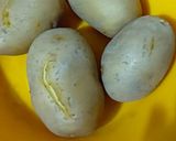 A picture of step 1 of Rajgira Flour Potato Pakore Farali Crispy Pakore (Amarnath Flour).
