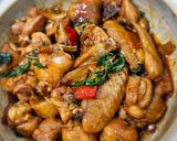 A picture of step 5 of Three Cup Chicken (San Bei Ji) – Perfect with Rice.