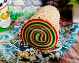 Foto langkah ke 7 dari resep Lapis tapioka gulung wijen.